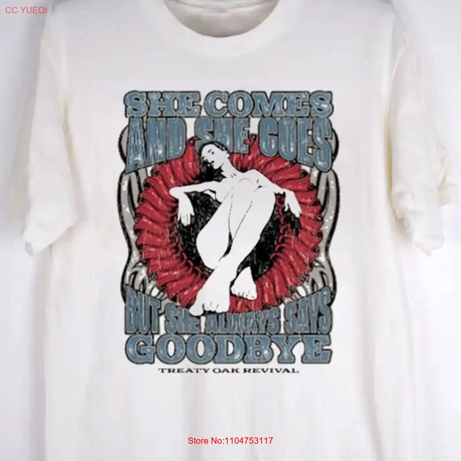 Vintage Fashion Revival - เสื้อยืด Oak Revival She Comes And