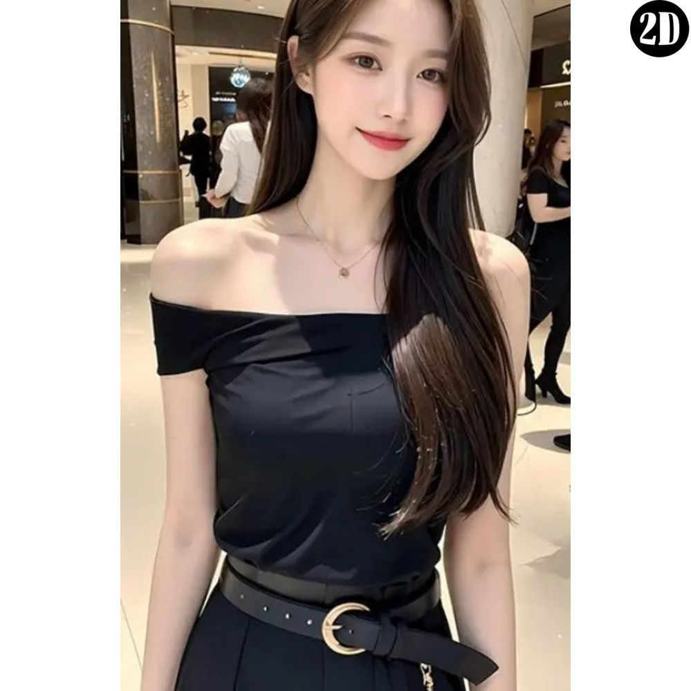 Vintage Fashion Art - ป้ายโลหะวินเทจ ภาพผู้หญิงในชุดเดรสเปิดไหล่สีดำ ภาพแฟชั่นสไตล์เรโทร โปสเตอร์ตกแต่งผนัง งานศิลปะเหล็กสำหรับตกแต่งบ้าน