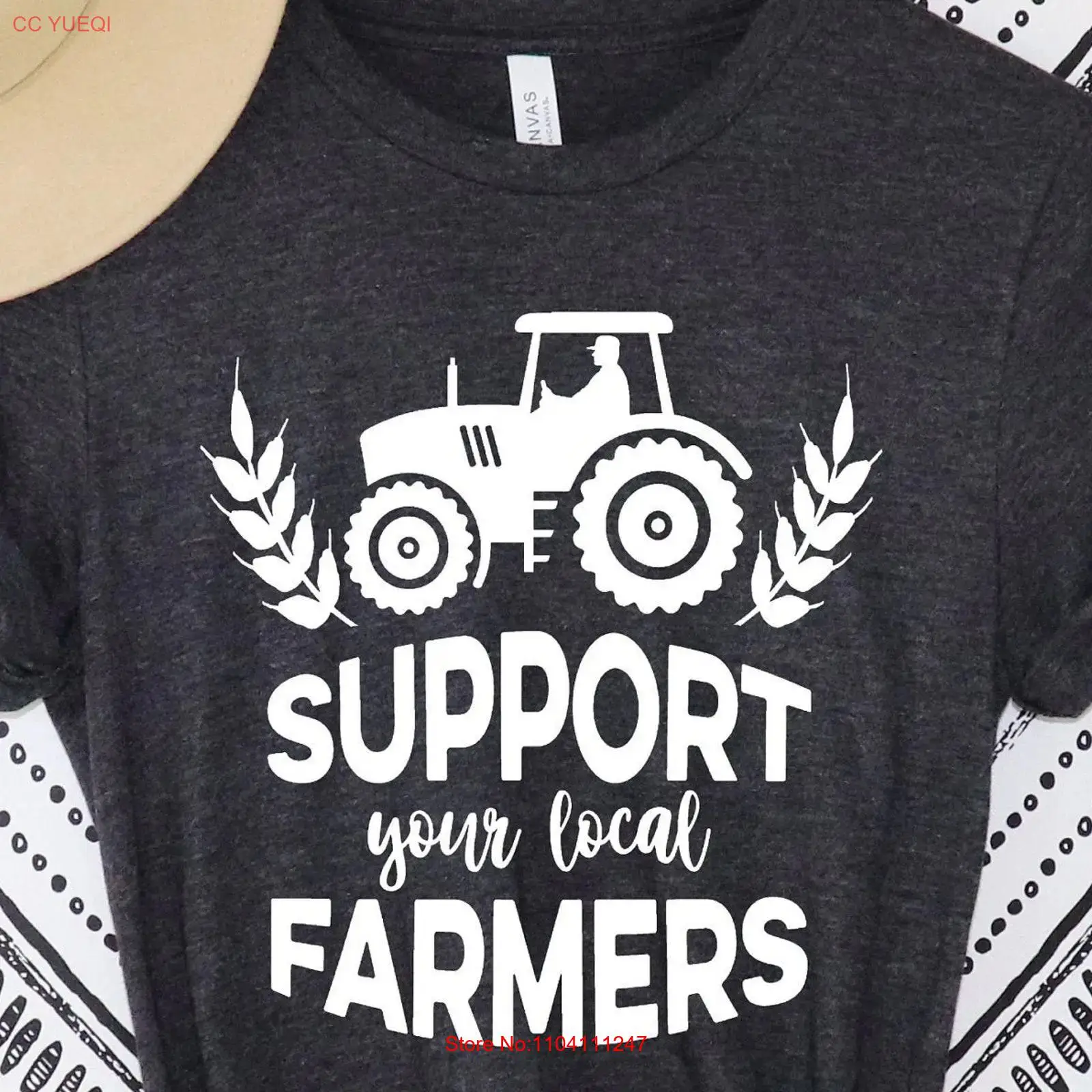 Vintage Fashion Market - สนับสนุนเกษตรกรในท้องถิ่นของคุณ เสื้อยืด Farm T Eat Locally