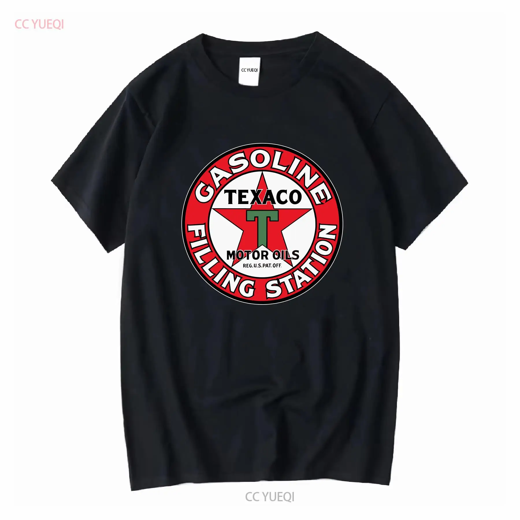 Vintage Fashion Logos - ใหม่ VINTAGE TEXACO น้ํามันบริษัทโลโก้ UNISEX T