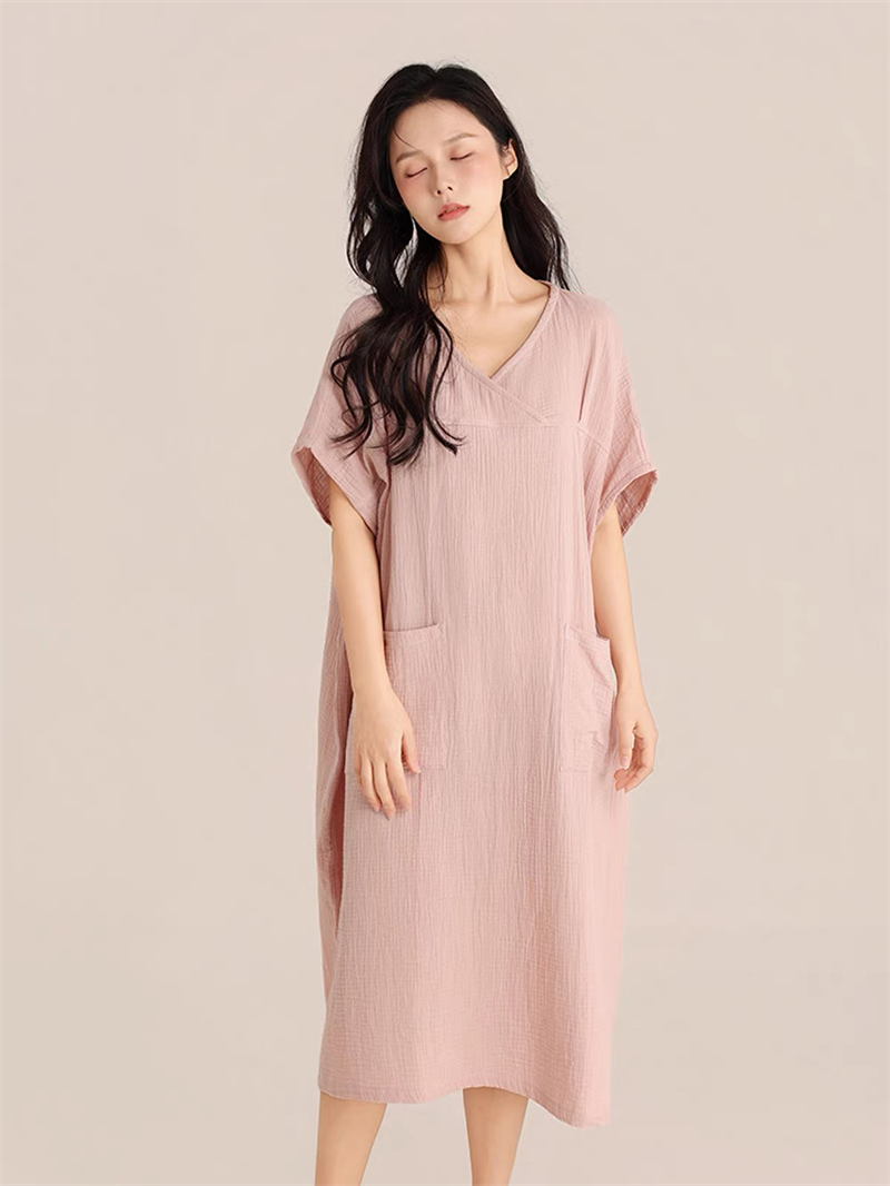 V Vintage Fashion - เดรสวินเทจไซส์ใหญ่สำหรับผู้หญิง ชุดเดรสฤดูร้อนผ้าฝ้าย 100% สไตล์สตรีทแวร์ ดีไซน์หรูหรา ทรงโอเวอร์ไซส์