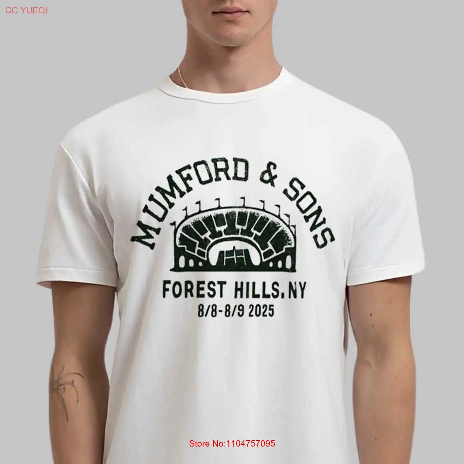Vintage Fashion Events - เสื้อยืด Mumford And Sons Forest Hills