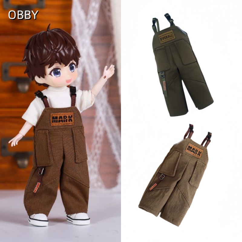 Vintage Fashion Dolls - ชุดเอี๊ยมสไตล์วินเทจสำหรับตุ๊กตา Asi 2.0 ขนาด 12 ซม.