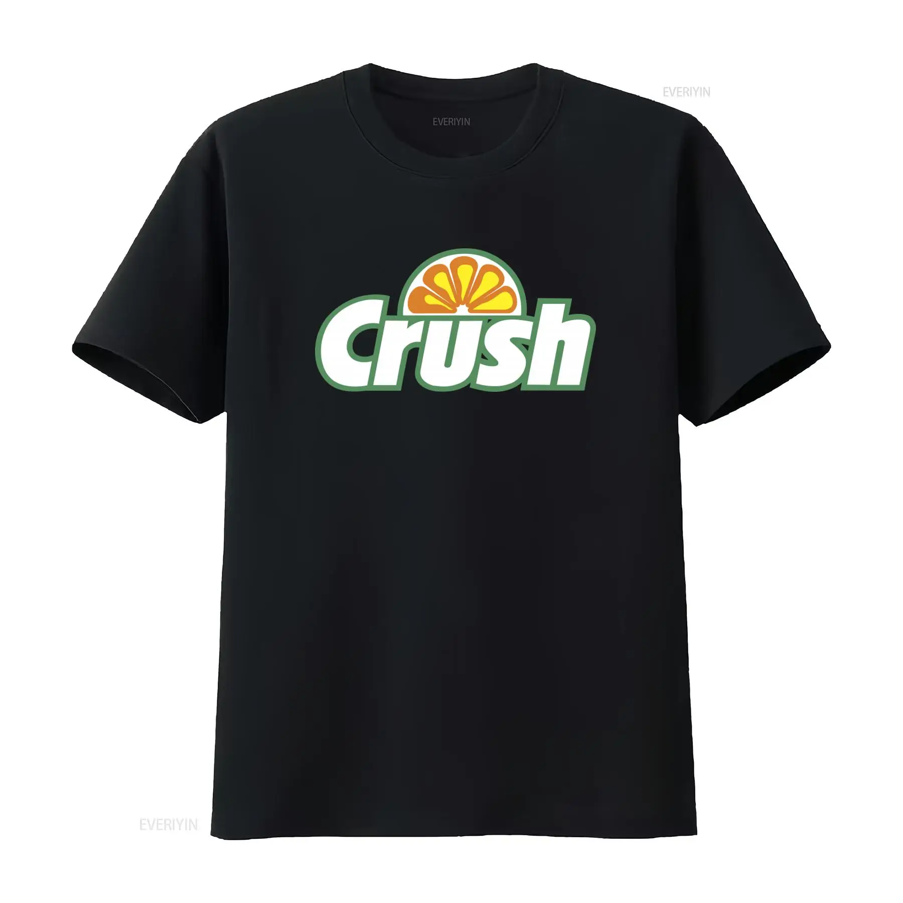 Vintage Fashion Logos - เสื้อยืดโลโก้สไตล์เรโทร Orange Crush สำหรับผู้ชายและผู้หญิง วินเทจ ลุคย้อนยุค