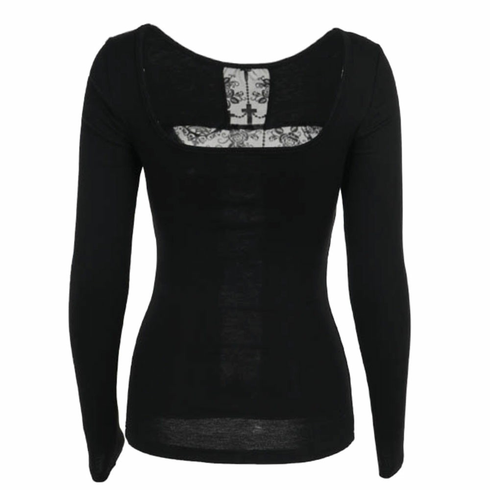 Vintage Fashion Revival - Emo Gothic เสื้อยืด 90s แฟชั่น Revival