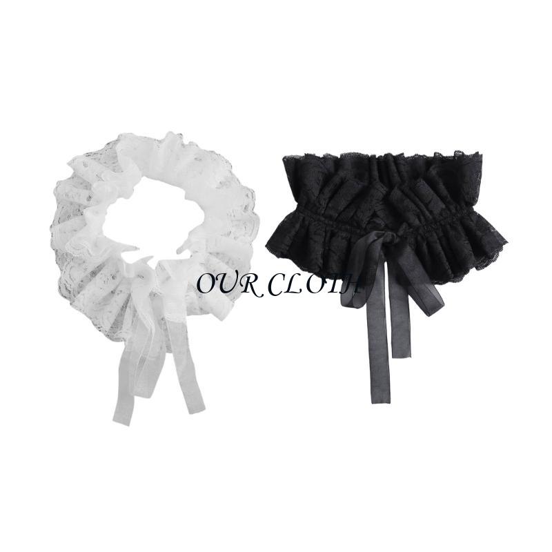 ผู้หญิงVINTAGE Ruffled COLLAR  - Vintage Fashion Events บทวิจารณ์และราคา