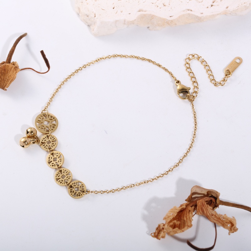 สร้อยข้อเท้าสแตนเลส 1 ชิ้น พร้ - Vintage Fashion Market บทวิจารณ์และราคา