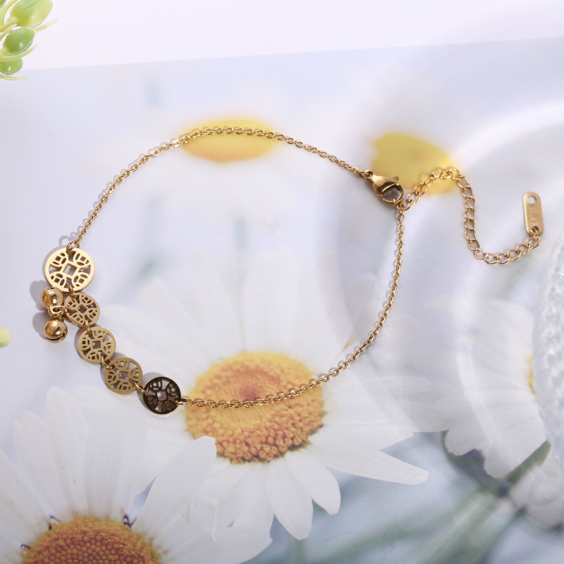 สร้อยข้อเท้าสแตนเลส 1 ชิ้น พร้ - Vintage Fashion Market บทวิจารณ์และราคา