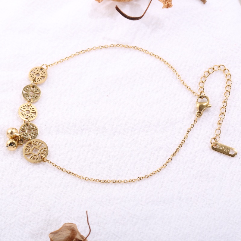 สร้อยข้อเท้าสแตนเลส 1 ชิ้น พร้ - Vintage Fashion Market บทวิจารณ์และราคา