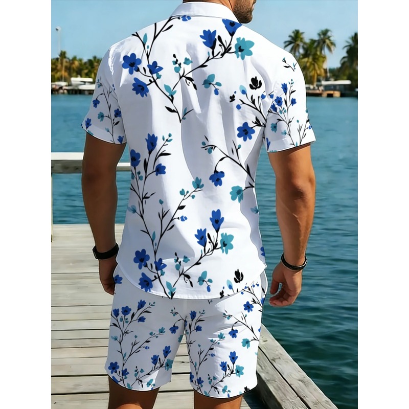 ชุดเสื้อเชิ้ตแขนสั้นลายดอกไม้แ - Printed Floral Shirt บทวิจารณ์และราคา