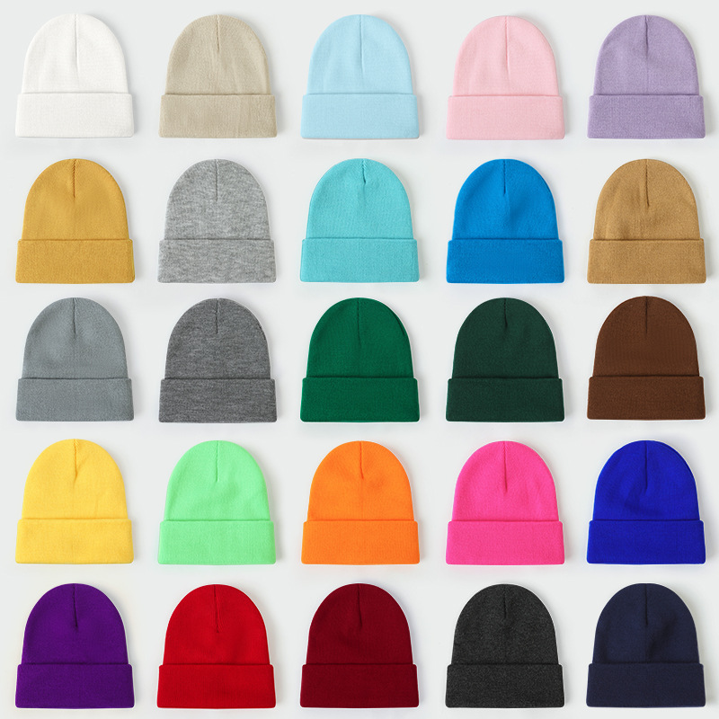 หมวกไหมพรมกันลมสีพื้นพิมพ์โลโก - Vintage Outdoor Fashion บทวิจารณ์และราคา
