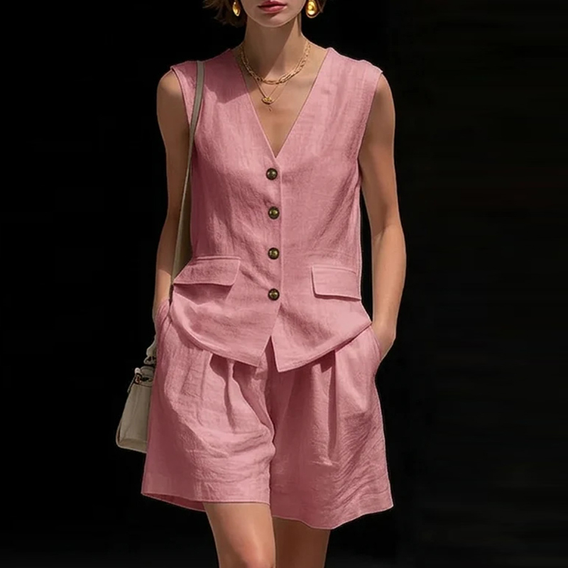 เสื้อกั๊กแฟชั่นผู้หญิงสีพื้น แ - V Vintage Fashion บทวิจารณ์และราคา
