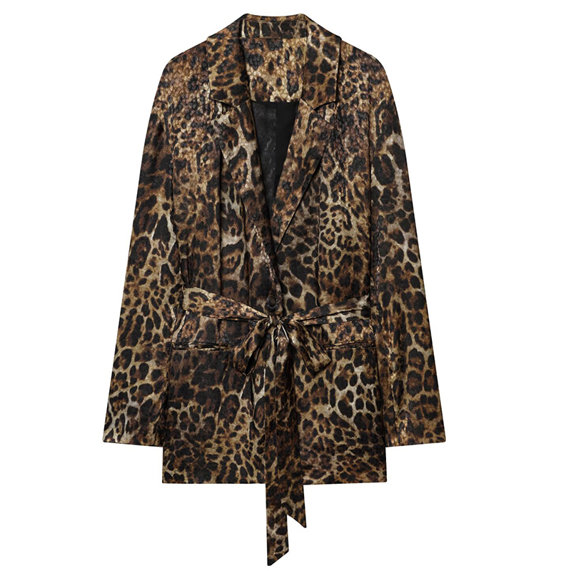 ชุดเซ็ตเสื้อผ้าลายเสือดาว HXAO - Vintage Trench Coat บทวิจารณ์และราคา