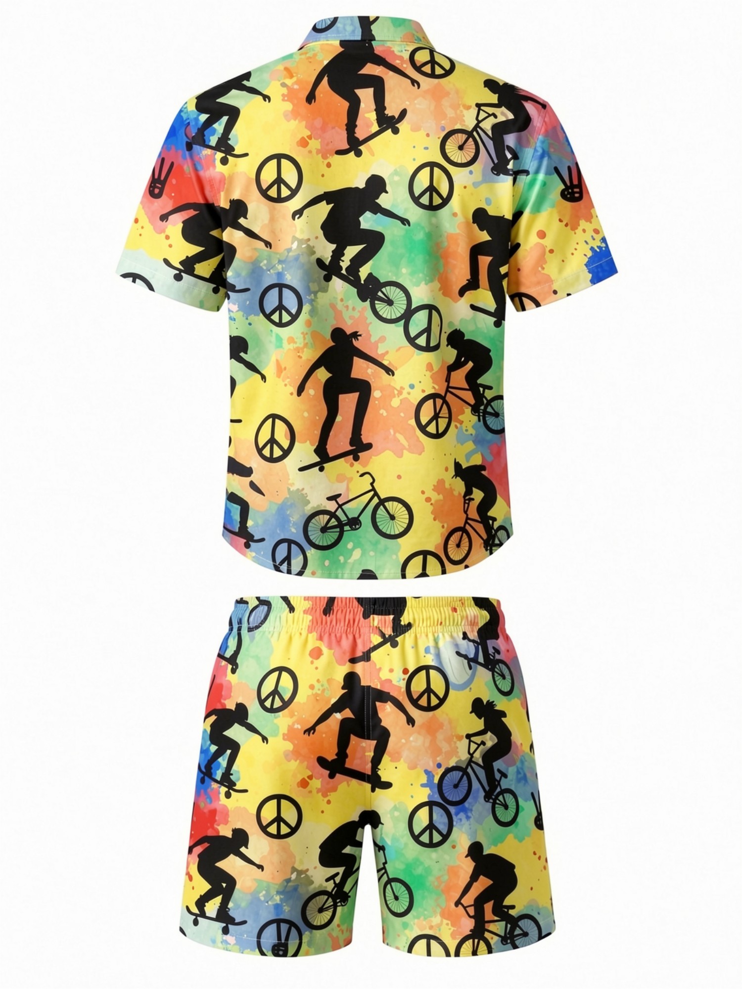 ชุดเสื้อเชิ้ตแขนสั้นลายดอกไม้ส - Printed Floral Shirt บทวิจารณ์และราคา