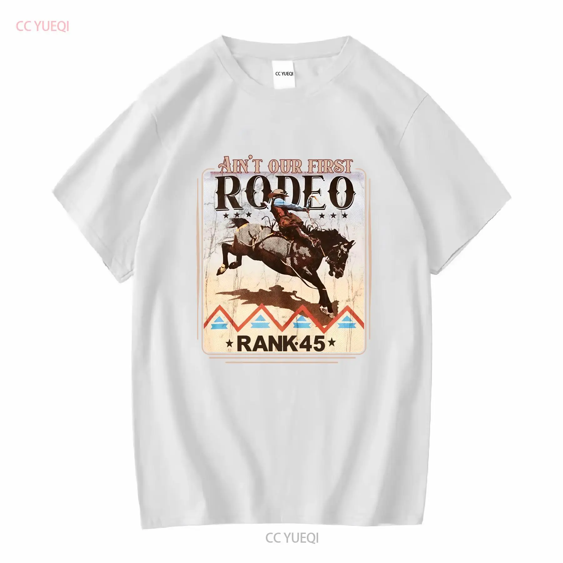 RANK 45 เสื้อยืดผู้ชายโรดิโอรี - Vintage Fashion Revival บทวิจารณ์และราคา
