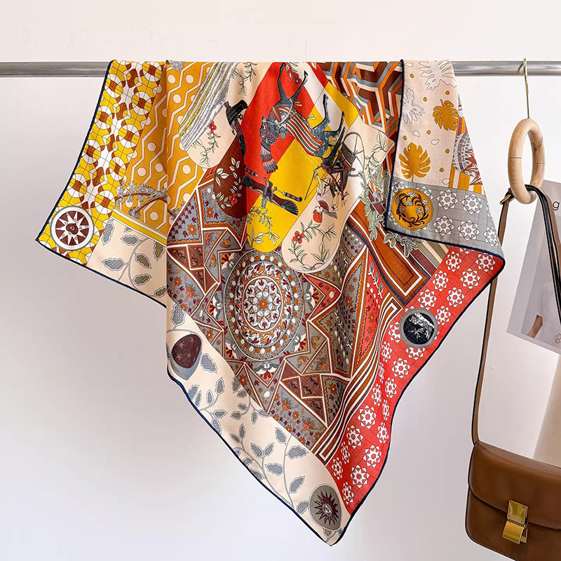 ผ้าพันคอ 30% ไหมมัลเบอร์รี่ 70 - Vintage Fashion Collage บทวิจารณ์และราคา