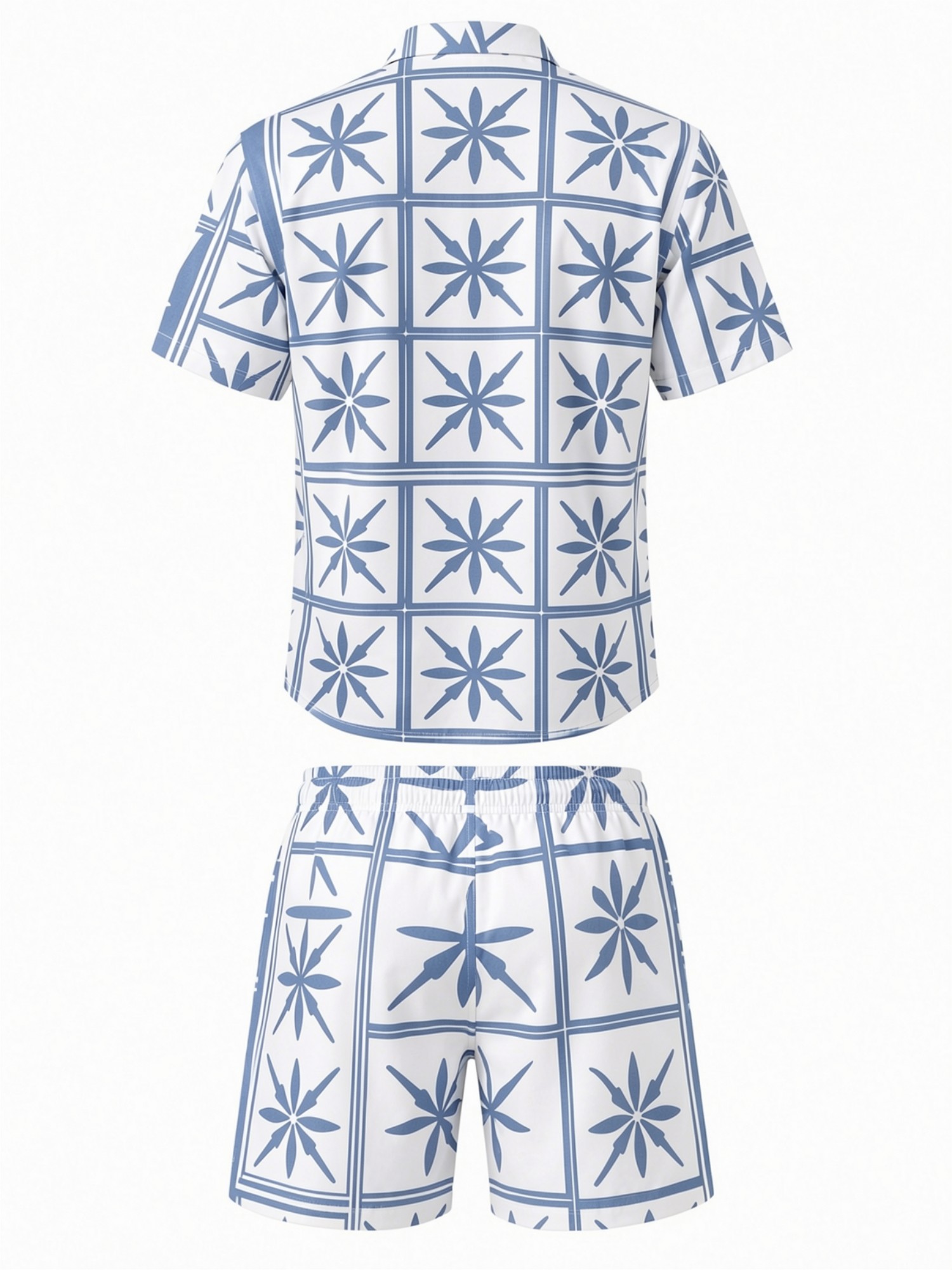 ชุดเสื้อเชิ้ตแขนสั้นลายดอกไม้ส - Printed Floral Shirt บทวิจารณ์และราคา