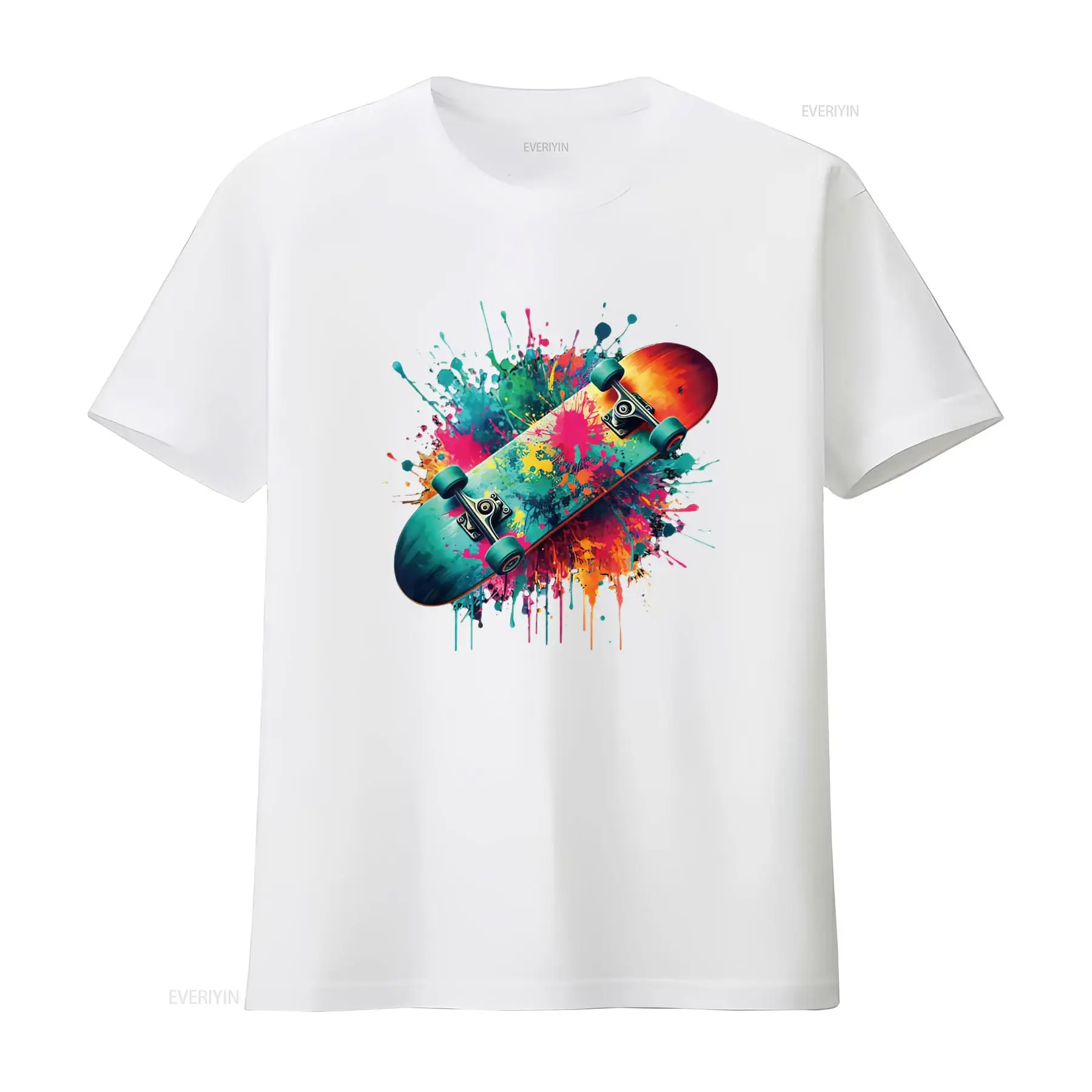 เสื้อยืดลายสเก็ตบอร์ดเท่ๆ สำหร - Vintage Fashion Art บทวิจารณ์และราคา
