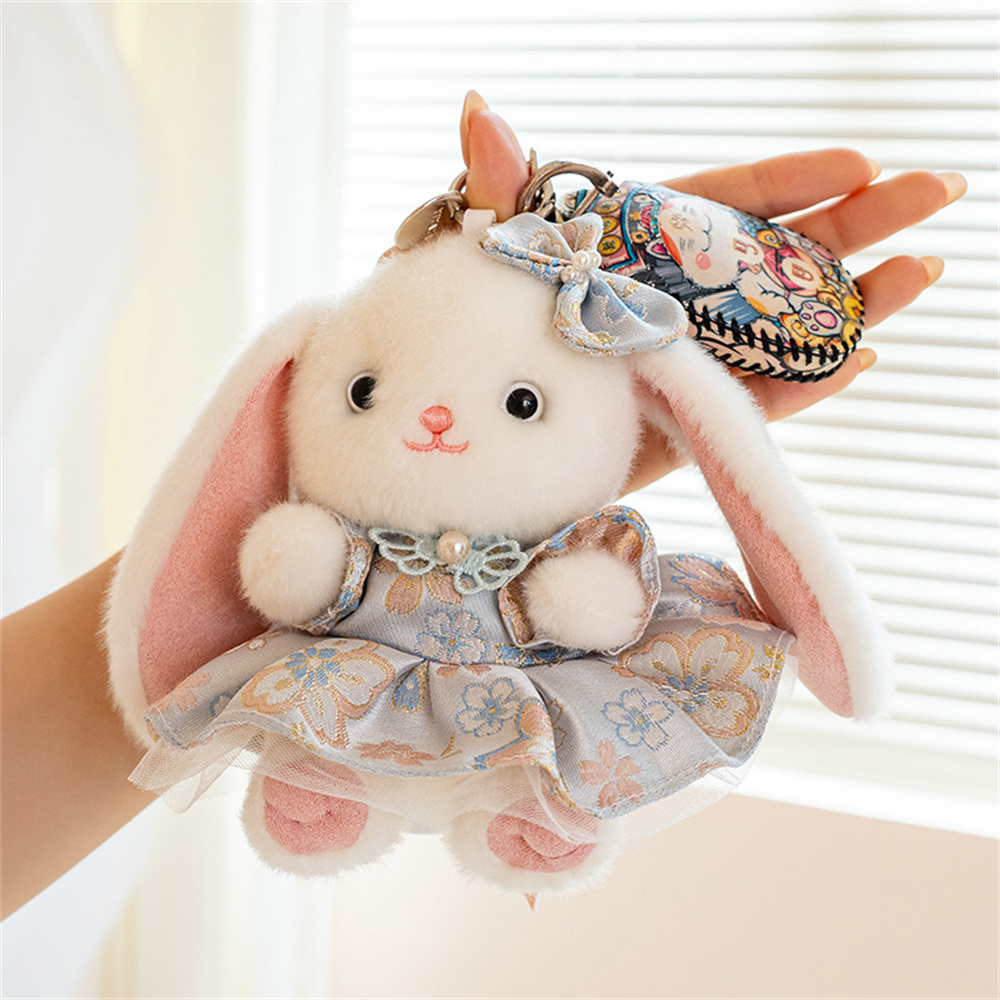 พวงกุญแจตุ๊กตากระต่ายหูตกน่ารั - Vintage Fashion Dolls บทวิจารณ์และราคา