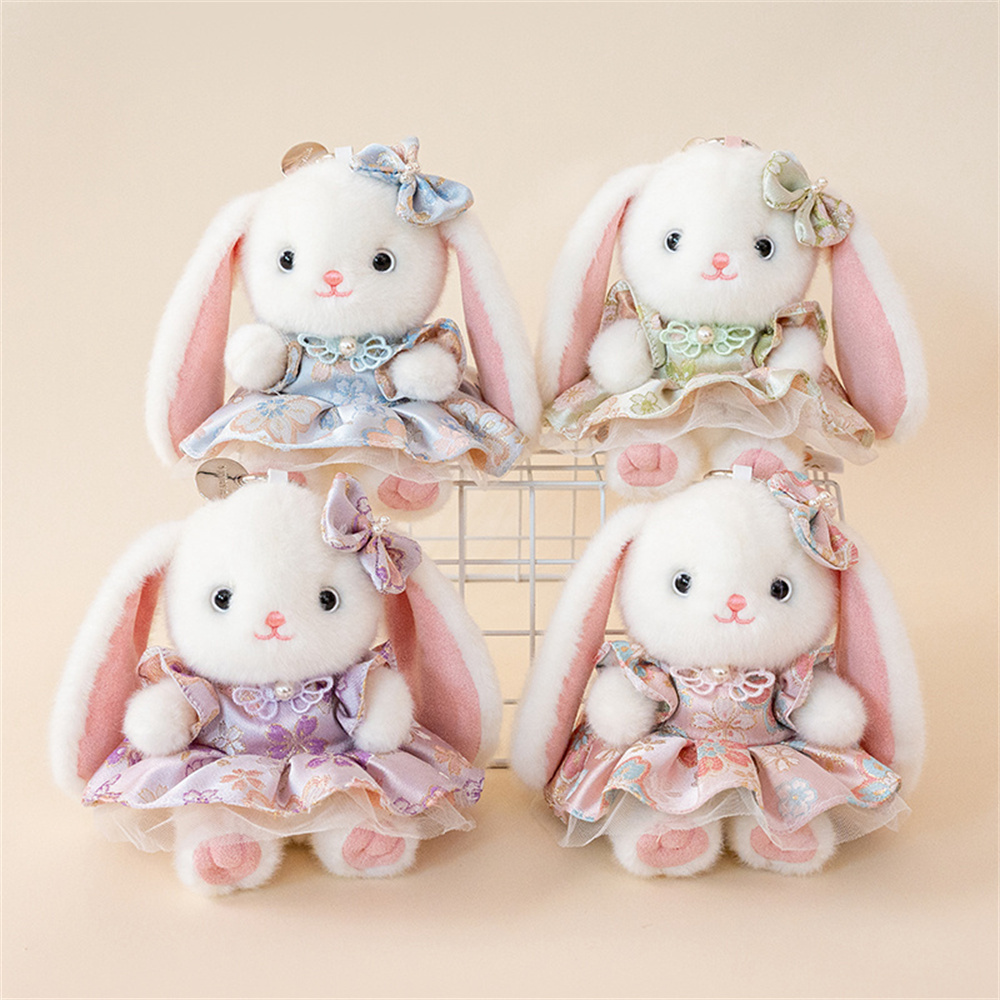 พวงกุญแจตุ๊กตากระต่ายหูตกน่ารั - Vintage Fashion Dolls บทวิจารณ์และราคา