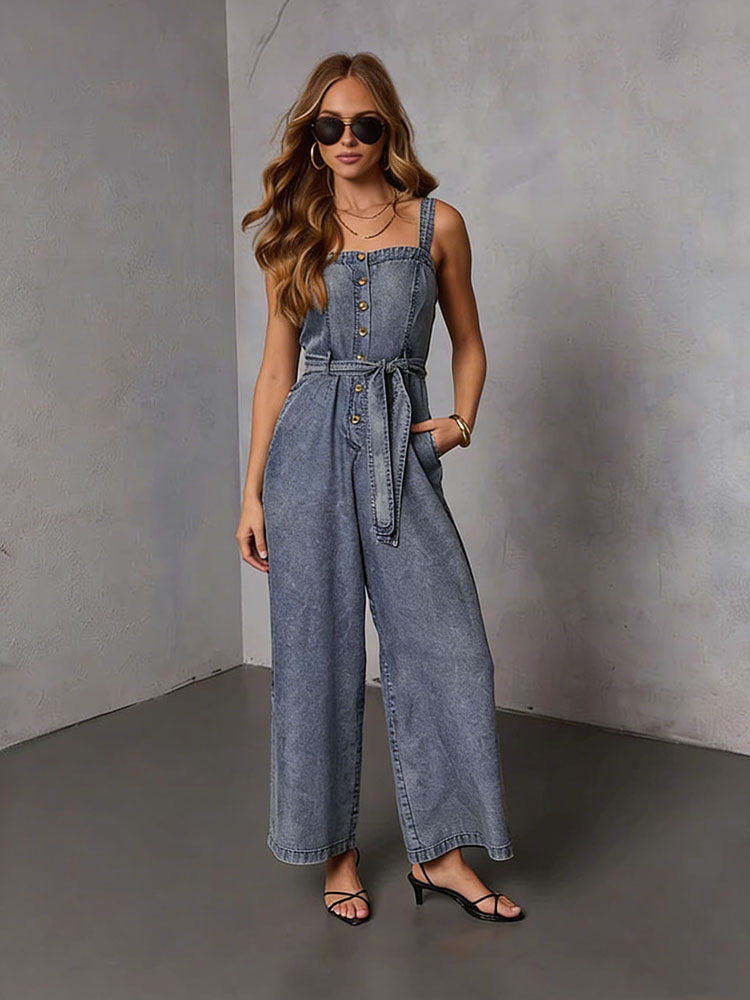 จั๊มสูทเดนิมวินเทจสำหรับผู้หญิ - Vintage Fashion Jeans บทวิจารณ์และราคา