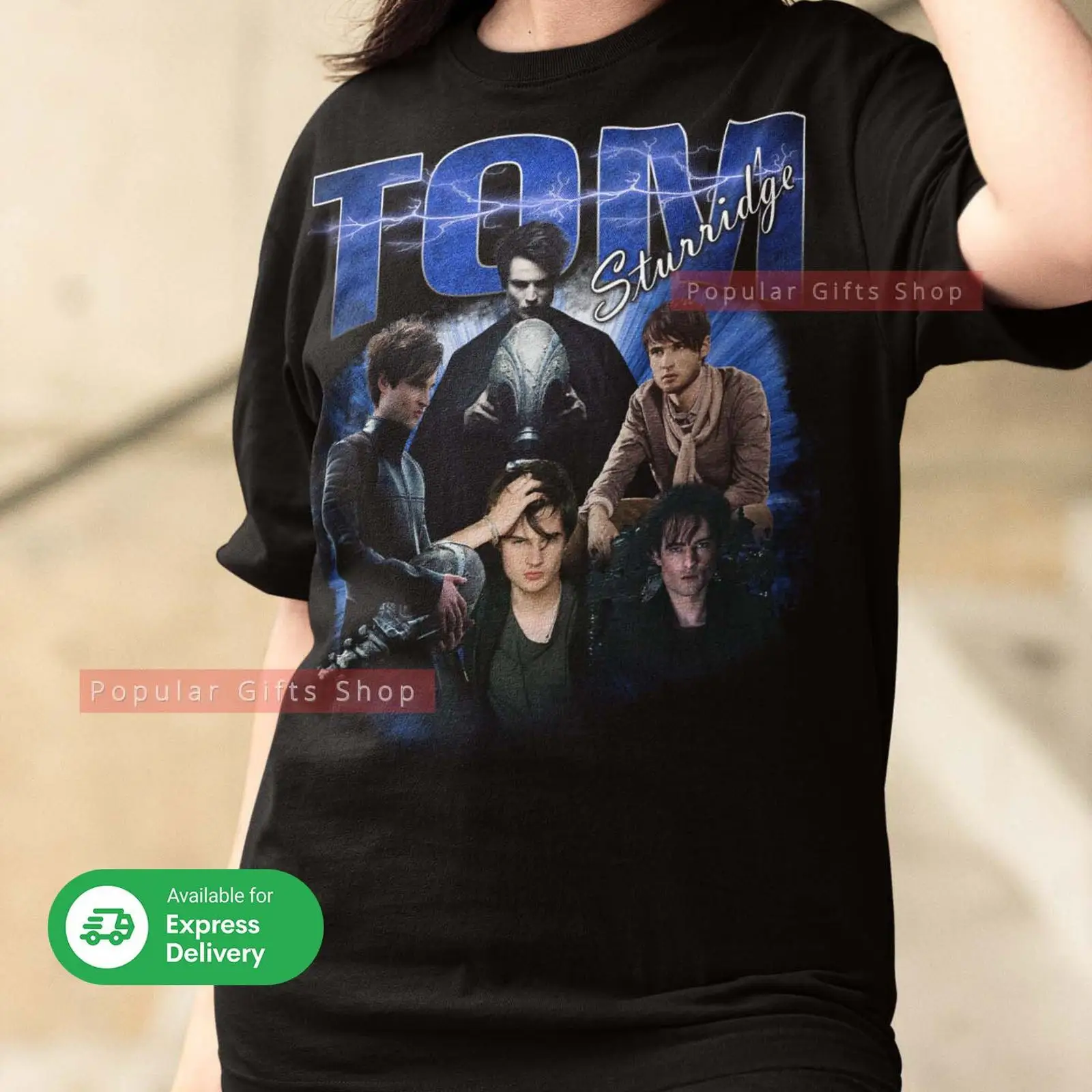 เสื้อยืดวินเทจ Tom Sturridge ล - Vintage Fashion Collage บทวิจารณ์และราคา