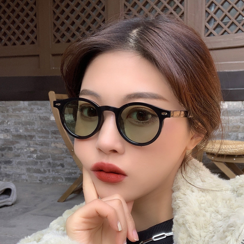 แว่นกันแดดทรงกลมขนาดเล็กใหม่สำ - Vintage Outdoor Fashion บทวิจารณ์และราคา