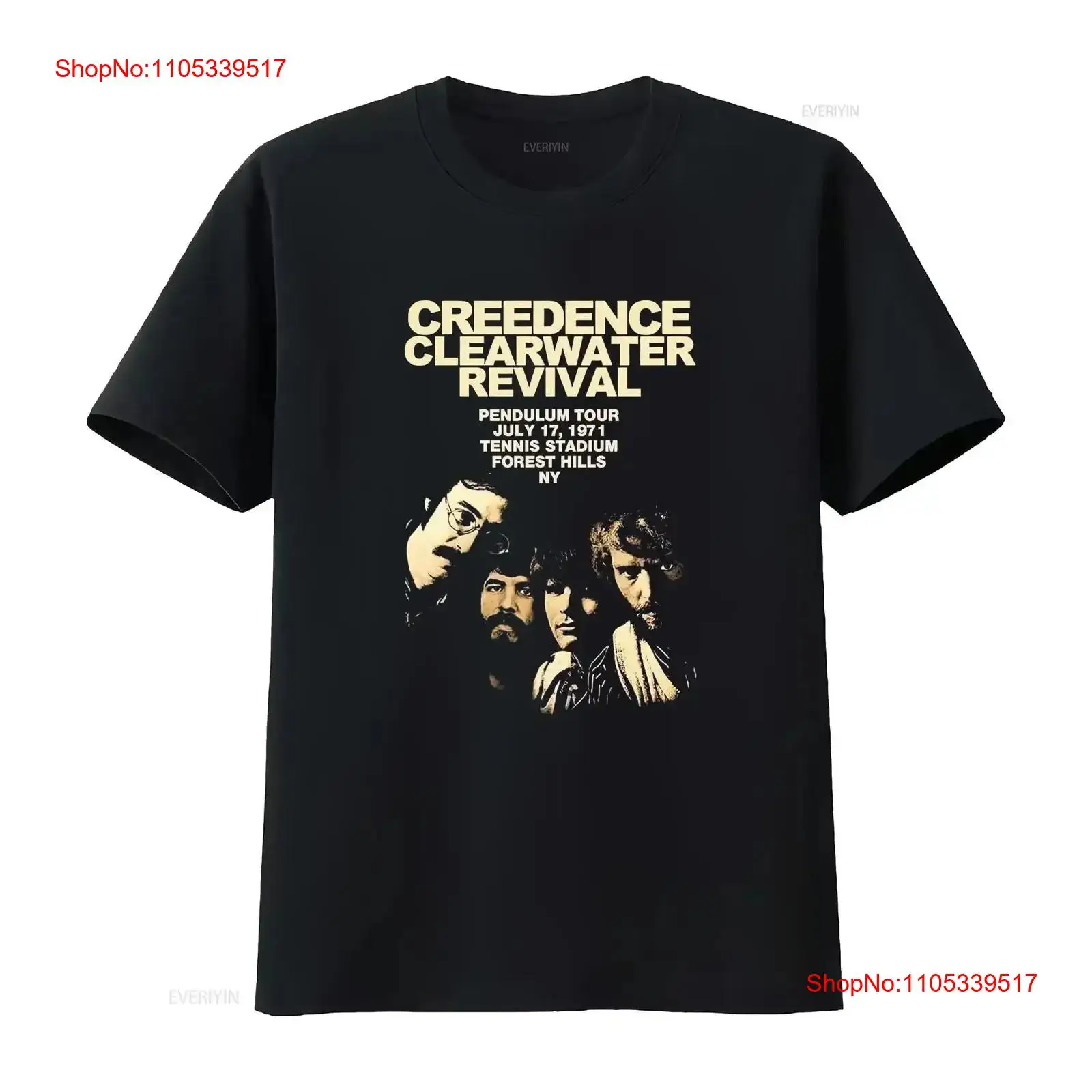 เสื้อยืด Hot CCR Creedence Cle - Vintage Fashion Revival บทวิจารณ์และราคา