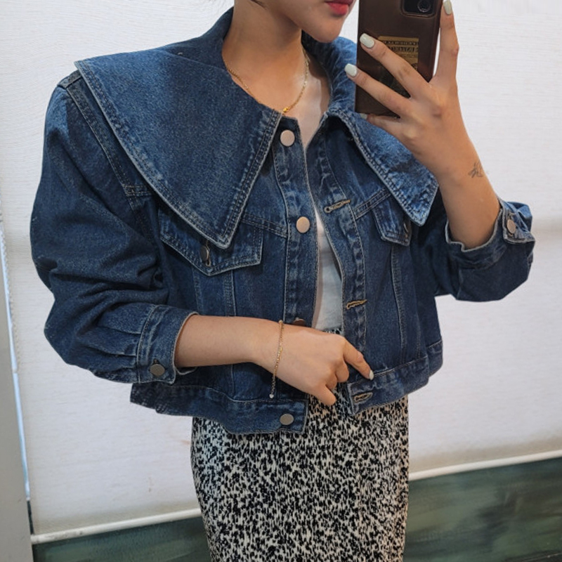 เสื้อแจ็คเก็ตยีนส์แขนยาวสไตล์ว - Vintage Fashion Dolls บทวิจารณ์และราคา