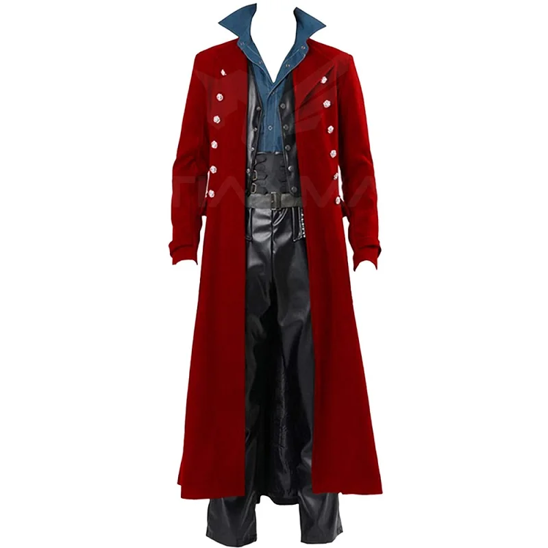 ผู้ชายยุคกลางสไตล์อังกฤษ Punk  - Vintage Trench Coat บทวิจารณ์และราคา