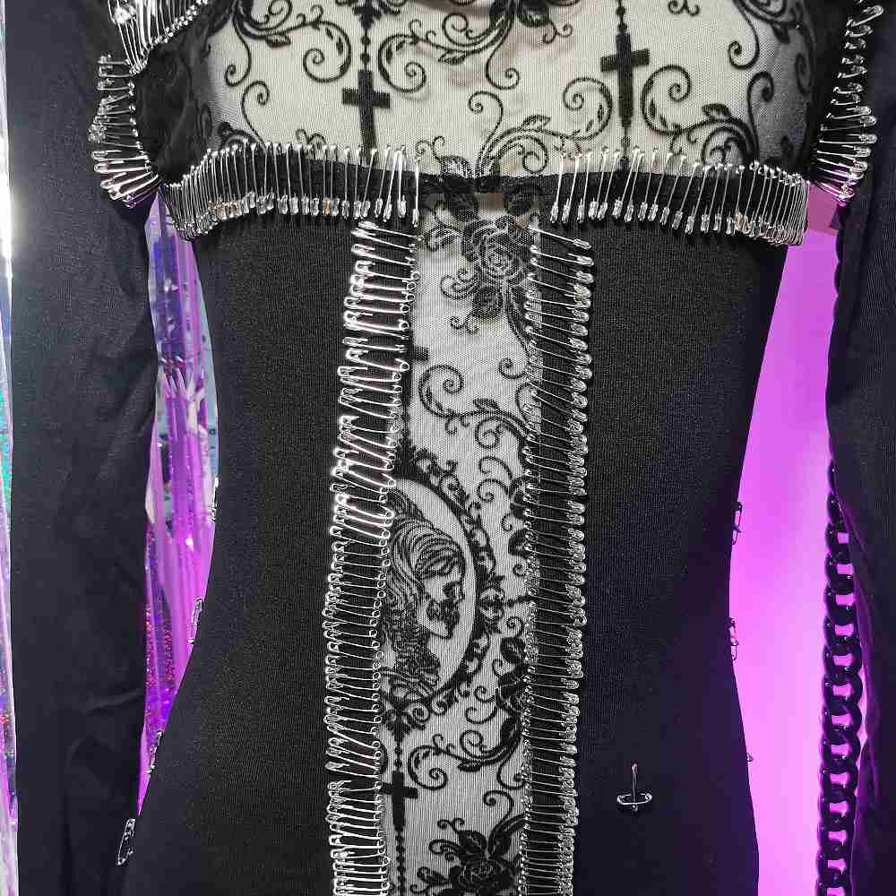 Emo Gothic เสื้อยืด 90s แฟชั่น - Vintage Fashion Revival บทวิจารณ์และราคา
